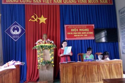 Hội nghị công nhân viên chức được tổ chức thường niên tại trường TH Hoàng Văn Thụ nhằm tổng kết năm học cũ và đề ra phương hướng, nhiệm vụ cho năm học mới.