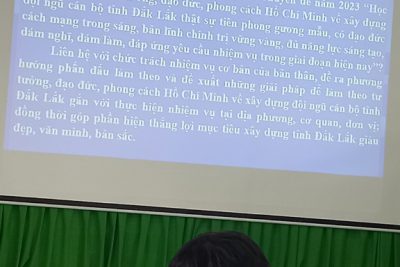 Lớp chính trị hè trường Hoàng Văn Thụ