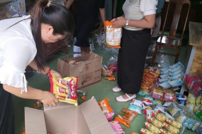 liên đội hỗ trợ, giúp đỡ những em có hoàn cảnh khó khăn