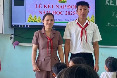 Lễ kết nạp Đội viên mới